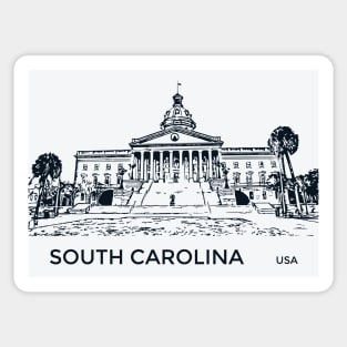 South Carolina State USA Sticker